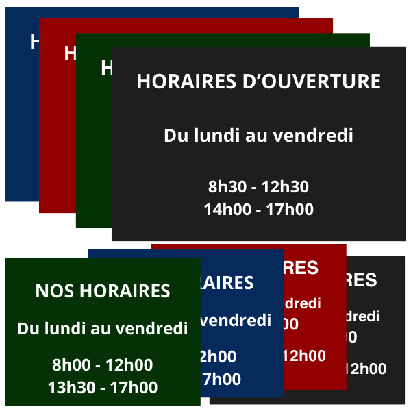 FISIPHO plaque horaires ouverture gravee Alu personnalise 0