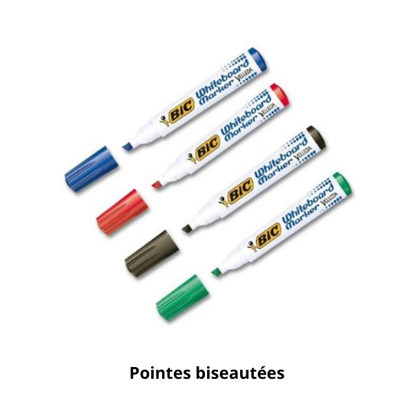 PNEACCTAB marqueurs effacables pointes biseautees