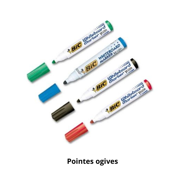 PNEACCTAB marqueurs effacables pointes ogives