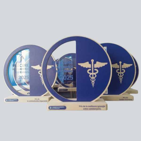 Trophee Plexi et bois