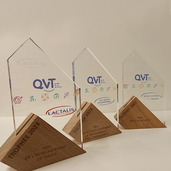 Trophee Plexi et bois