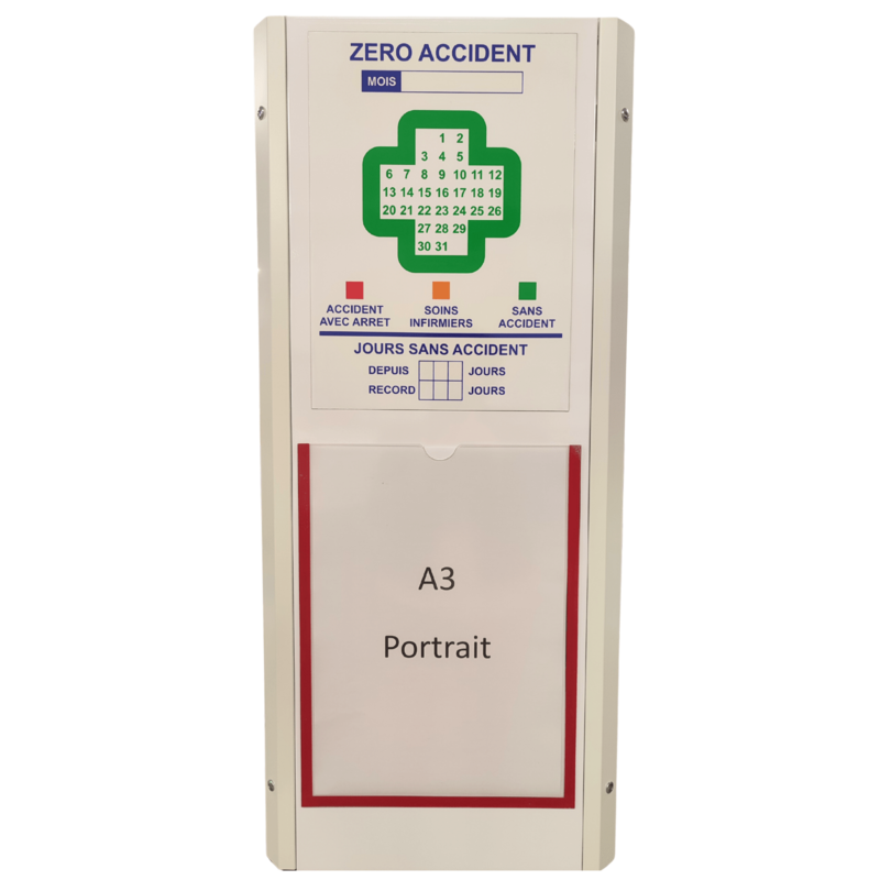 Panneau affichage totem multifaces docs A3