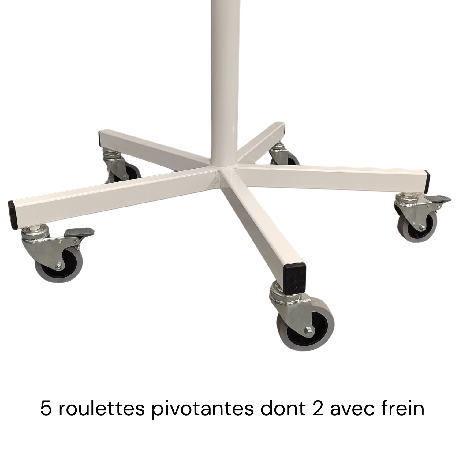 panneau affichage totem rotatif pied roulettes