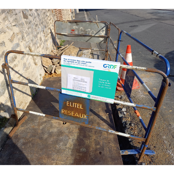 panneau de barriere chantier