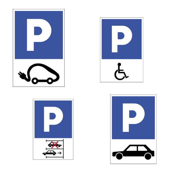 PFISEPR panneaux parking vertical picto