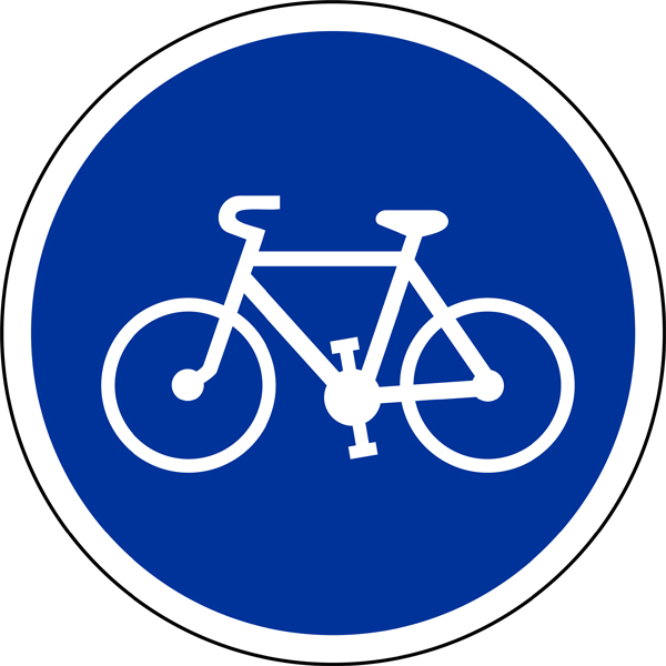 Zone cycliste obligatoire B22a