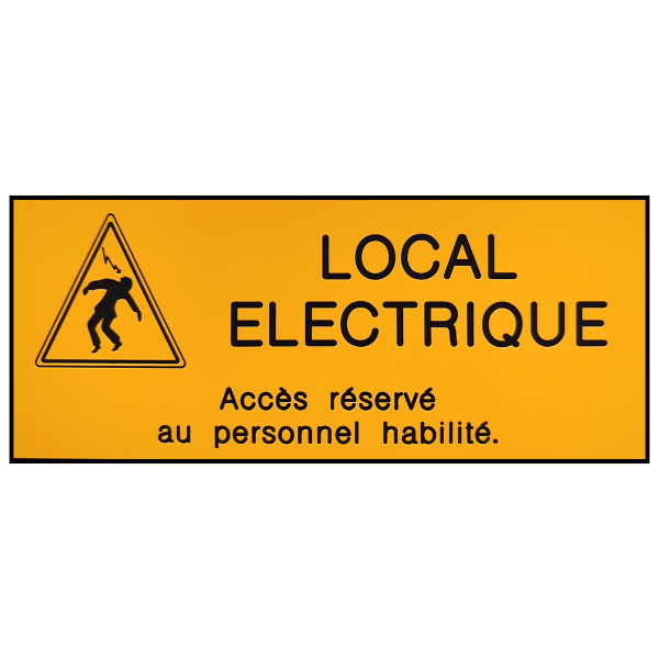 PFISEPH plaque gravee abs local electrique 1