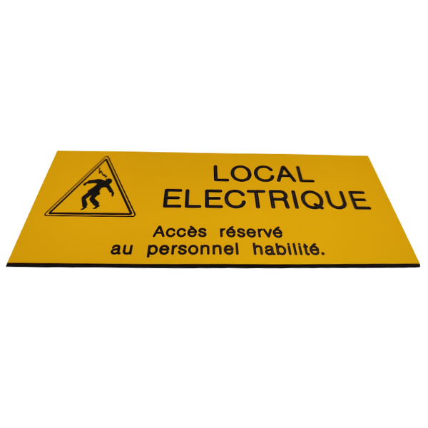 PFISEPH plaque gravee abs local electrique 4