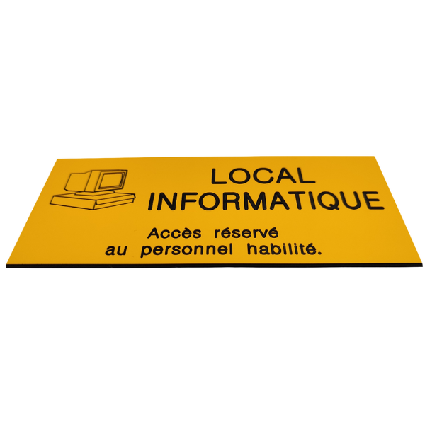 PFISEPH plaque gravee abs local informatique 2