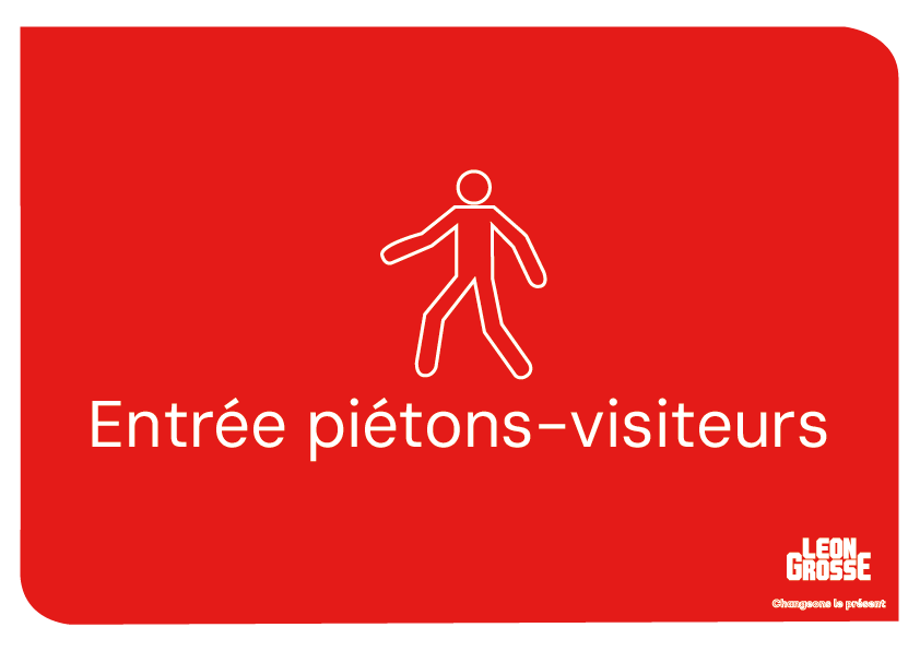 Entrée piétons visiteurs