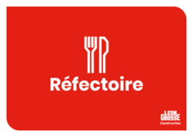 Plaque Réfectoire Léon Grosse