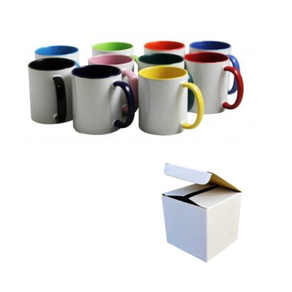 mug personnalise bicolore