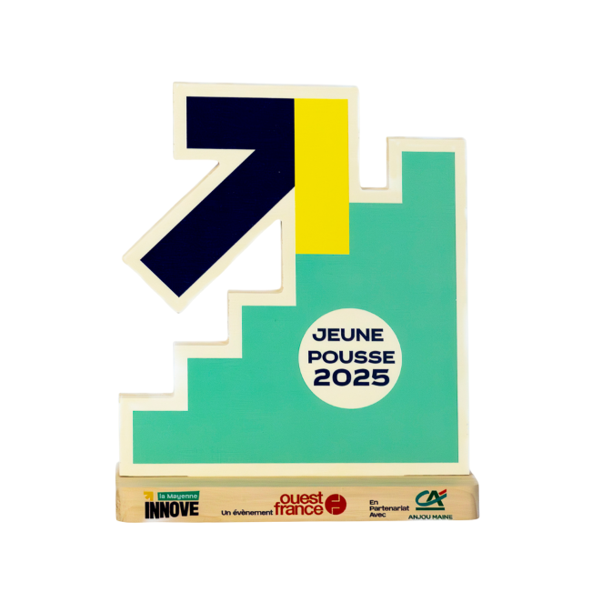Trophee bois imprime 2a