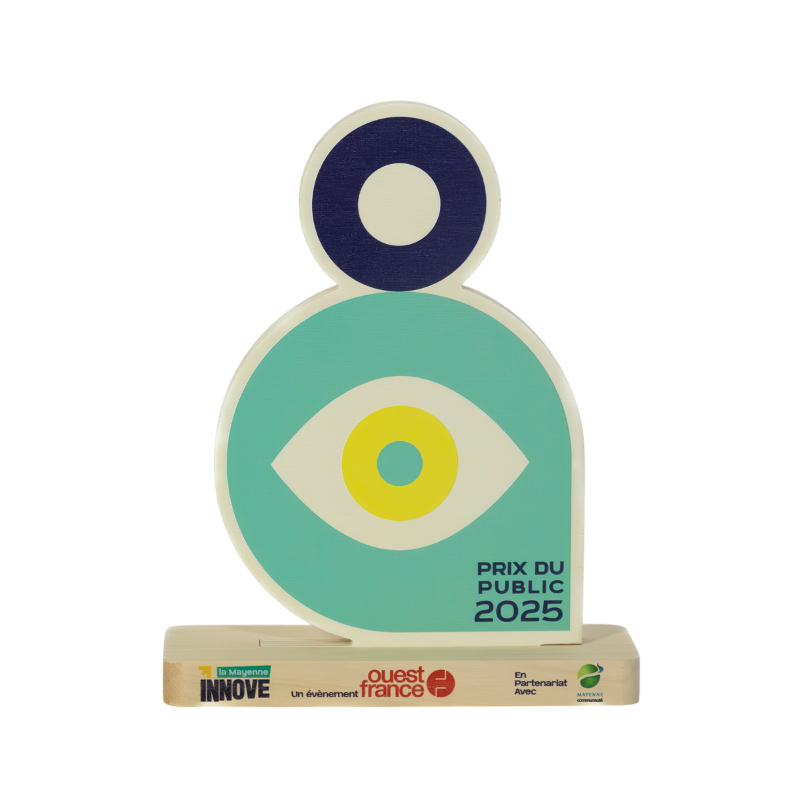 Trophee bois imprime 3a