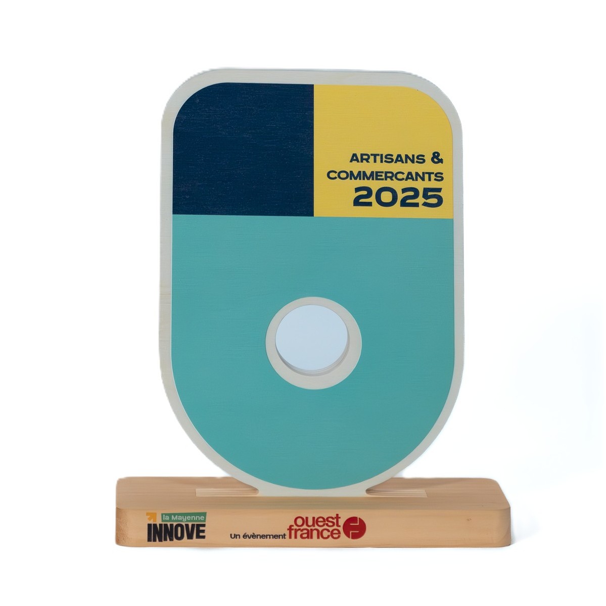 Trophee bois imprime 6a
