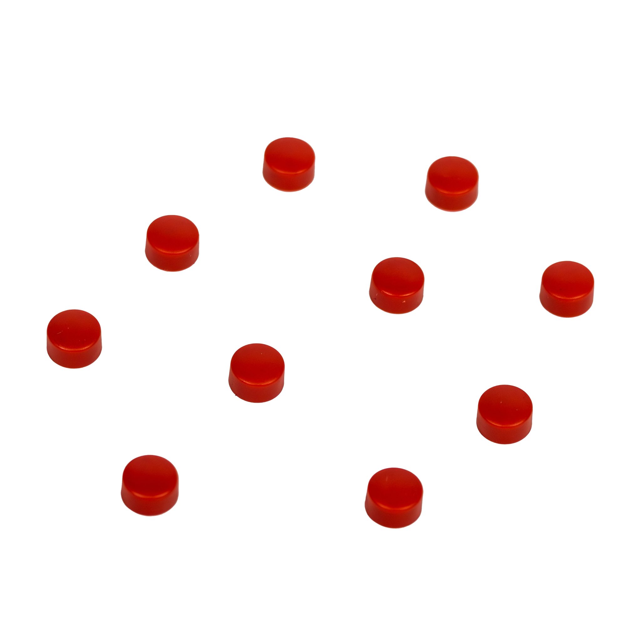 Aimants rouges 9mm