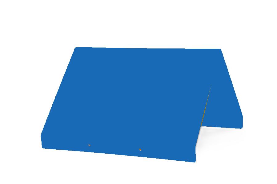 Chapeau bleu balise repérage aerien